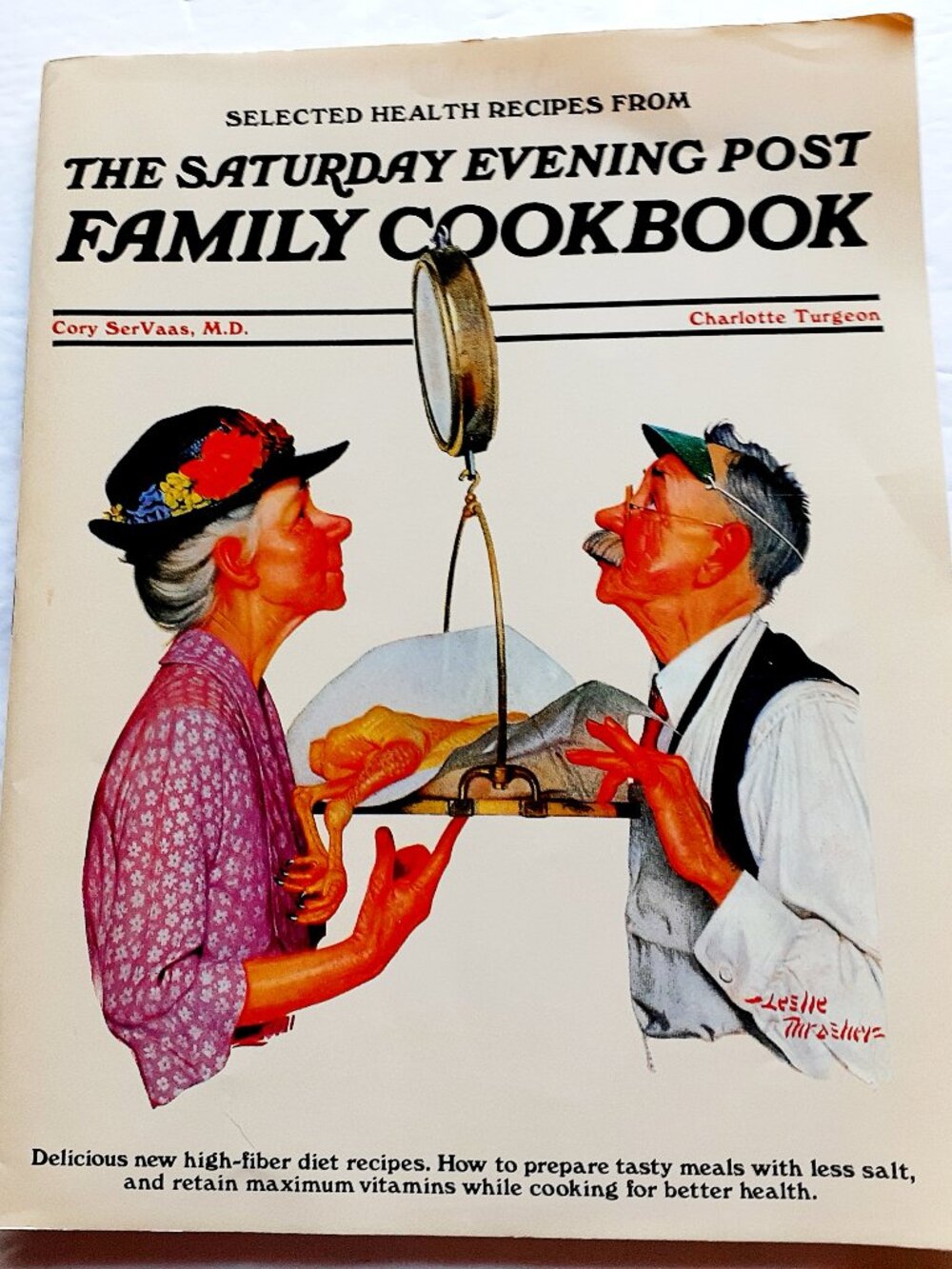 Vintage 80s Saturday Evening Post Cookbook
